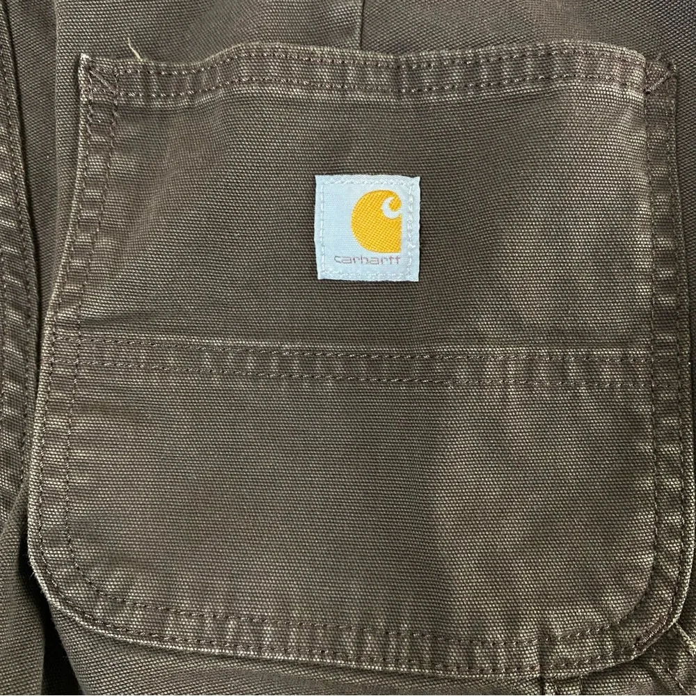 Carhartt Rugged Flex Loose Fit Canvas Double Front Work Pants - 8 Tall - Picture 13 of 15